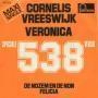 Trackinfo Cornelis Vreeswijk - Veronica 538 - Speciale 538 Versie/ De Nozem En De Non [Maxi Single]