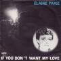 Trackinfo Elaine Paige - If You Don't Want My Love