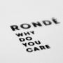 Trackinfo Rondé - Why do you care