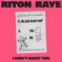 Coverafbeelding Riton x Raye - I Don't Want You