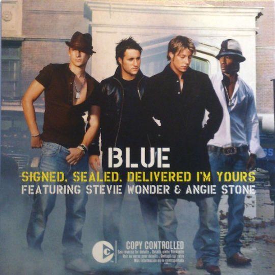 Coverafbeelding Signed, Sealed, Delivered I'm Yours - Blue Featuring Stevie Wonder & Angie Stone