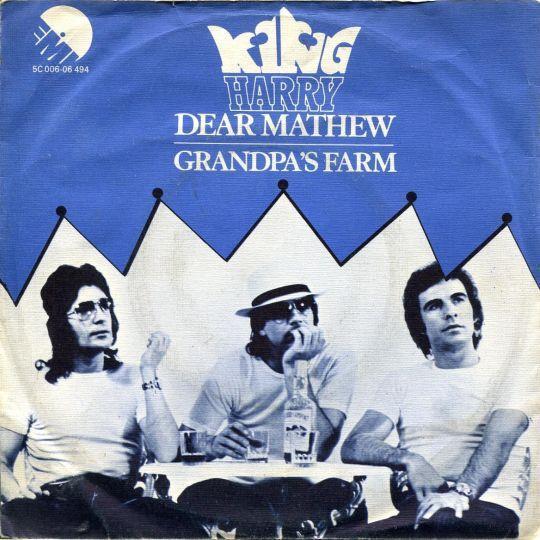 Coverafbeelding King Harry - Dear Mathew