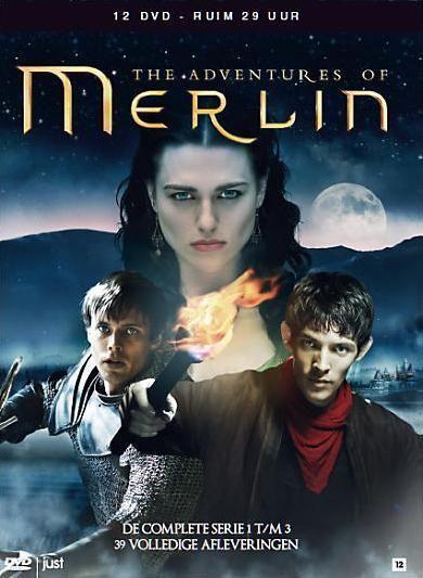 Coverafbeelding john hurt, colin morgan e.a. - the adventures of merlin - de complete serie 1 t/m 3