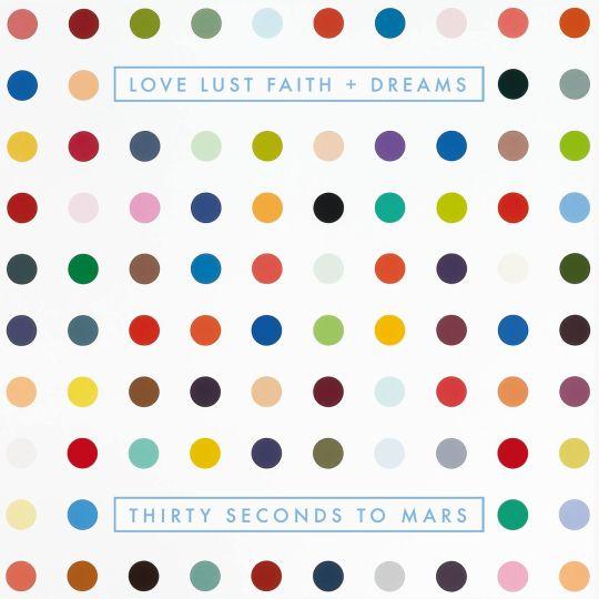Coverafbeelding thirty seconds to mars - love lust faith + dreams