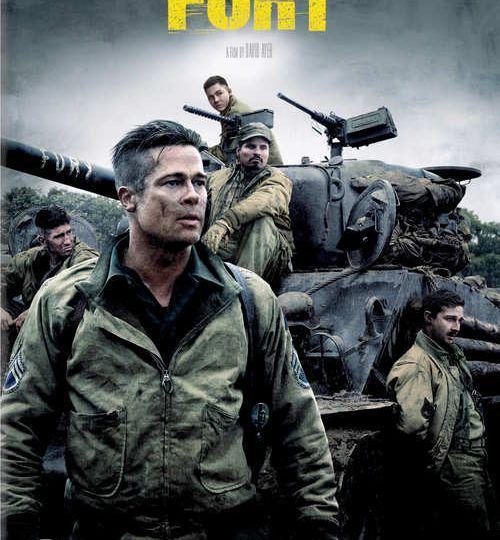 Coverafbeelding brad pitt, shia labeouf e.a. - fury