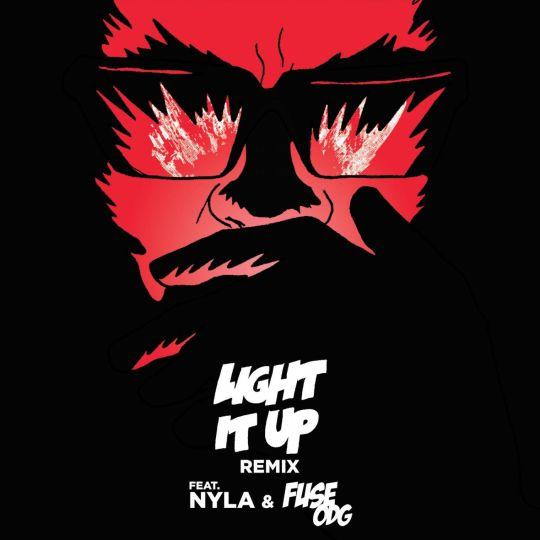 Coverafbeelding Major Lazer feat. Nyla & Fuse ODG - Light it up - remix