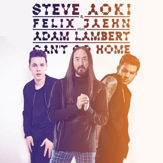 Coverafbeelding Steve Aoki & Felix Jaehn & Adam Lambert - Can't go home