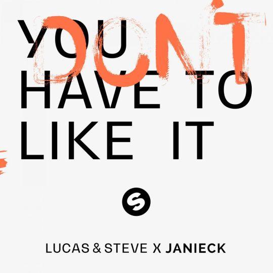 Coverafbeelding Lucas & Steve x Janieck - You don't have to like it