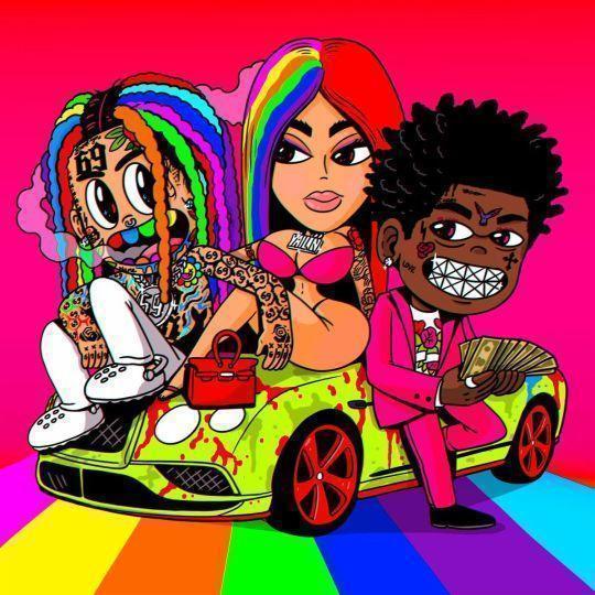 Coverafbeelding 6ix9ine & Yailin la Mas Viral feat. Kodak Black - Shaka Laka
