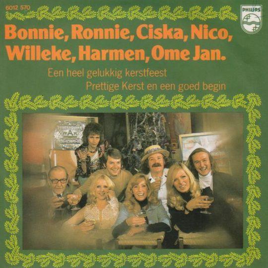 Coverafbeelding Een Heel Gelukkig Kerstfeest - Bonnie, Ronnie, Ciska, Nico, Willeke, Harmen, Ome Jan