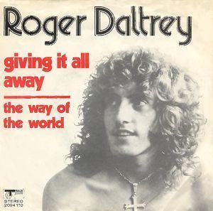 Coverafbeelding Giving It All Away - Roger Daltrey