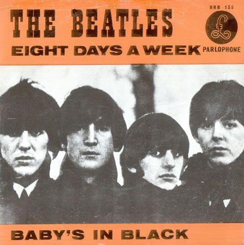 Coverafbeelding Eight Days A Week/ Baby's In Black - The Beatles