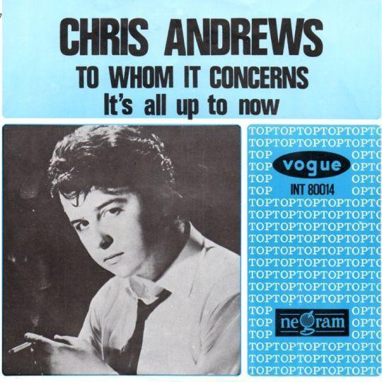 Coverafbeelding Chris Andrews - To Whom It Concerns