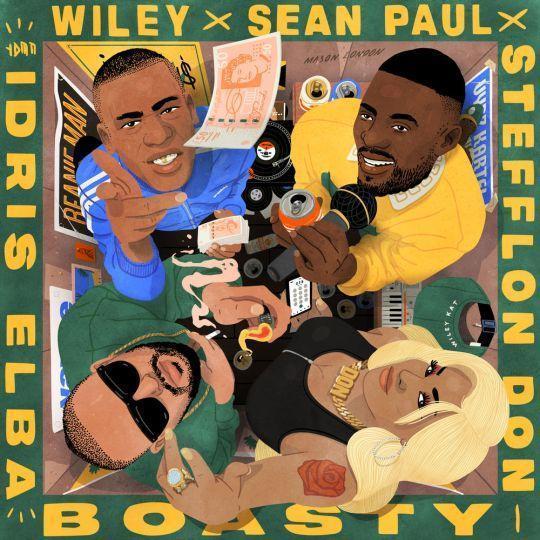 Coverafbeelding Wiley, Stefflon Don & Sean Paul feat. Idris Elba - Boasty