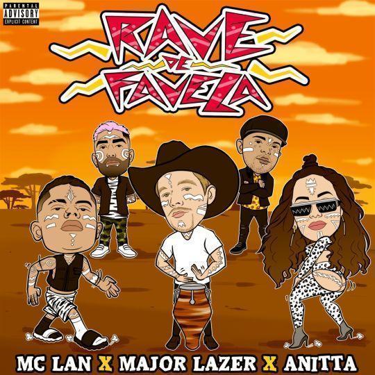 Coverafbeelding MC Lan, Major Lazer & Anitta - Rave de favela