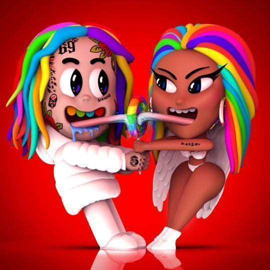 Coverafbeelding 6ix9ine (with Nicki Minaj) - Trollz