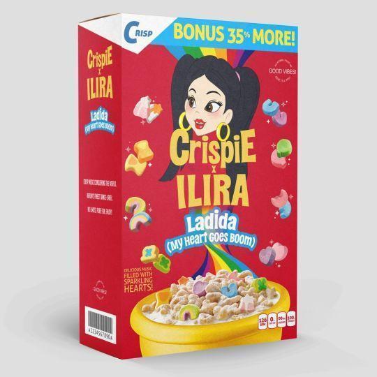 Coverafbeelding Crispie feat. Ilira - Ladida (my heart goes boom)