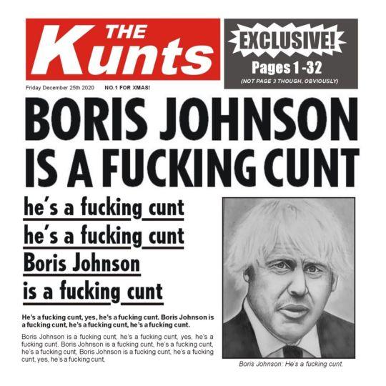Coverafbeelding The Kunts - Boris Johnson is a fucking cunt
