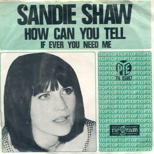 Coverafbeelding Sandie Shaw - How Can You Tell