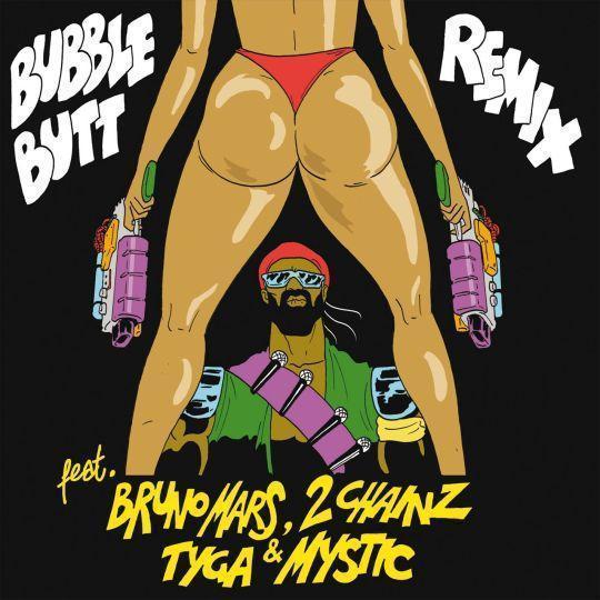 major lazer feat. bruno mars, 2 chainz & tyga & mystic - bubble butt - remix